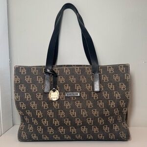 Dooney & Bourke Monogram Canvas Shoulder Bag